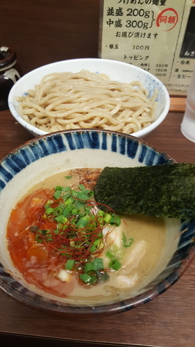 「つけめん辛搾り」@つけめん 三三㐂の写真