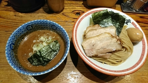 「濃厚つけそば(大)」@松戸中華そば 富田食堂の写真