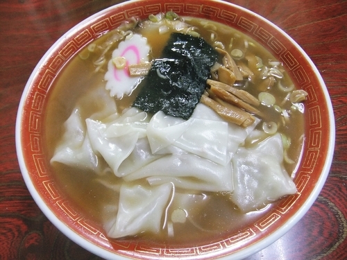 「ワンタンメン（600円）」@蘭月の写真
