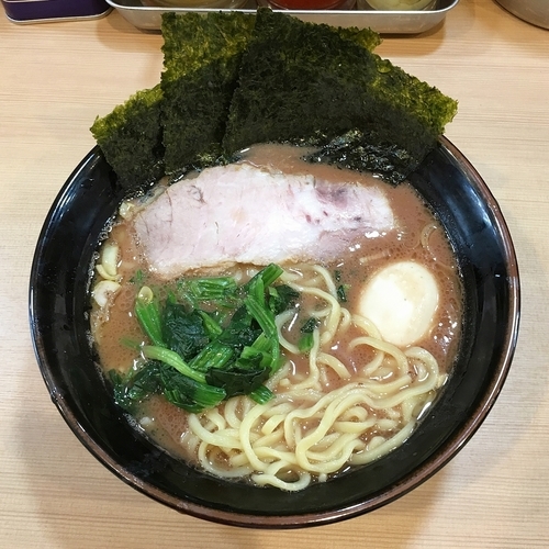 「ラーメン＋味玉　￥７５０」@横浜家系らーめん 武道家 賢斗の写真