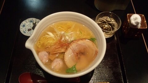 「銀笹らーめん（塩）鯛飯」@麺処 銀笹の写真