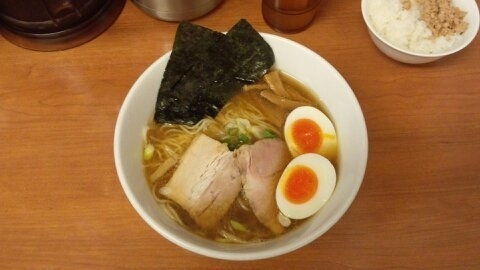 「味玉中華そば（大）」@福の神食堂の写真