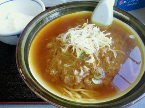 「カレーラーメン（ライス付き） 750円」@くん太郎 本店の写真