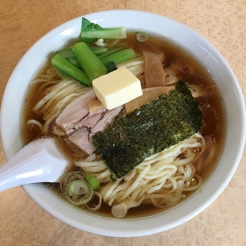 「バターらーめん　￥６００」@らーめん佐高の写真
