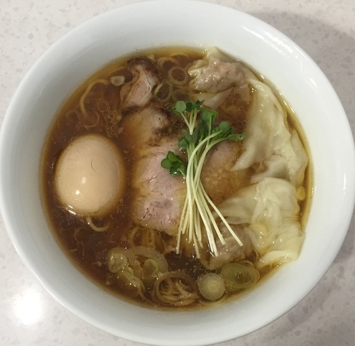 「[限定]旨味そば(醤油)1000円+特製300円」@ラーメン星印の写真