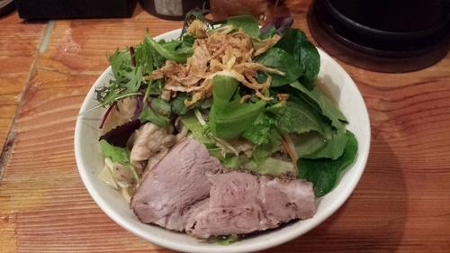 「【31日限定】バジルチキンのイタリアン濃菜麺大盛880円」@濃菜麺 井の庄の写真