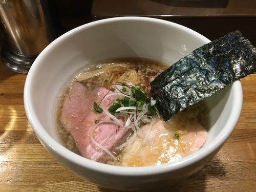 「鶏清湯 背脂醤油(半らーめん)」@麺庵 小島流の写真