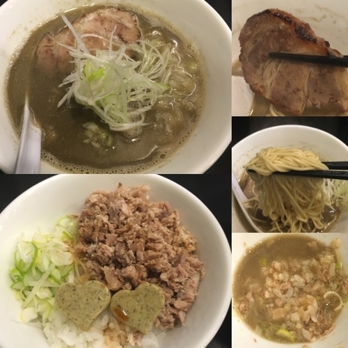 「煮干中華そばEX-HARD +ニボバタご飯」@煮干中華そば のじじの写真