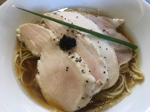 「【限定】  黄金中華蕎麦」@つくばらーめん 鬼者語 -オニモノガタリ-の写真