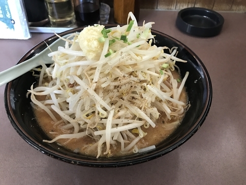 「味噌ラーメン　大盛」@くるまやラーメン 壬生大師店の写真