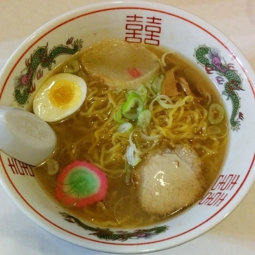 「ワンコインラーメン 塩」@ラーメン屋 福八 東札幌店の写真