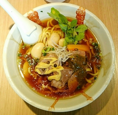 「ジュウザ【限定麺】」@○麺堂の写真