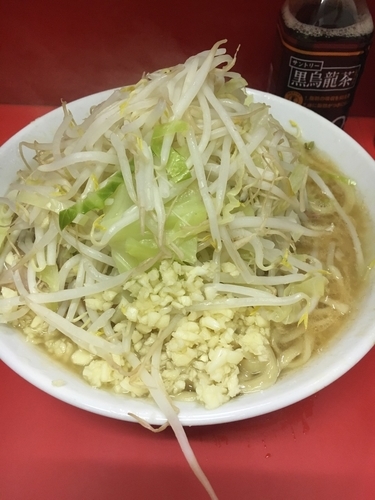 「小ラーメン➕ニンニク多め」@ラーメン二郎 松戸駅前店の写真