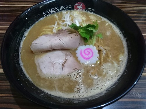 「鶏煮込みそば」@ラーメン人生 JET 福島本店の写真