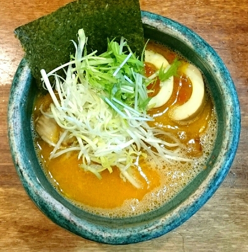 「上海蟹みそと渡り蟹の内子の特製らぁめん」@匠の麺処 逢縁喜縁の写真