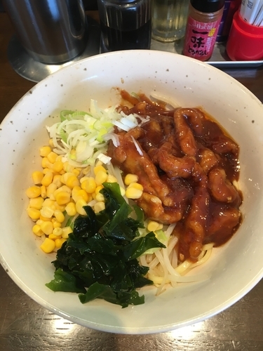「【期間限定】焼肉冷やし」@麺屋 天海の写真