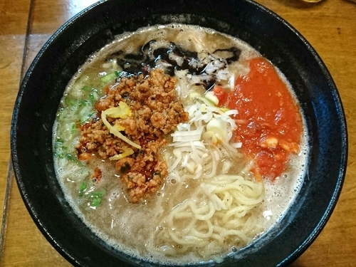「鶏白担々そば」@はりけんラーメンの写真