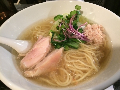 「塩生姜ラーメン」@塩生姜らー麺専門店 MANNISHの写真