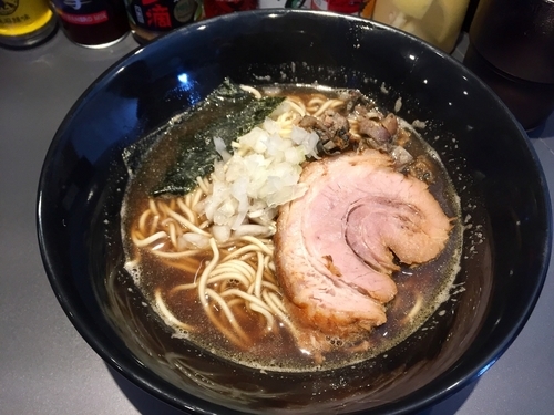 「《限定》烏賊煮干そば 900円」@煮干乱舞の写真