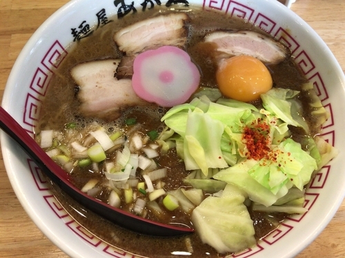 「(限定?)和歌山カレー中華800円+生たまご50円」@麺屋あがらの写真