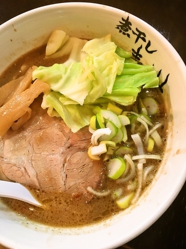 「こってり煮干らーめん ￥790」@煮干しらーめん青樹 立川店の写真