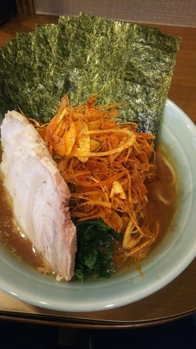 「チャーシュー麺 辛ネギ 海苔」@横浜家系ラーメン 五十三家の写真