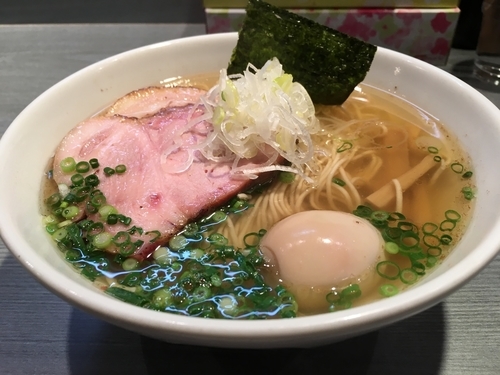 「煮干（塩）＋肉＋味玉」@喜乃壺の写真