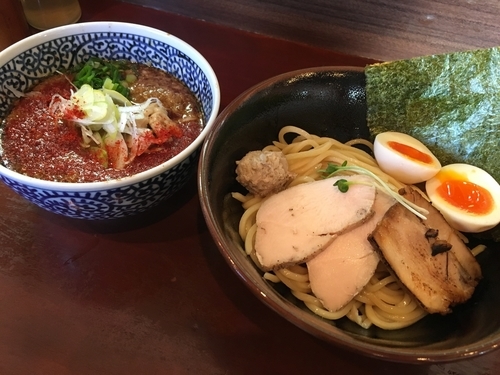 「昼限定 特製辛つけ麺」@麺屋 くまがいの写真
