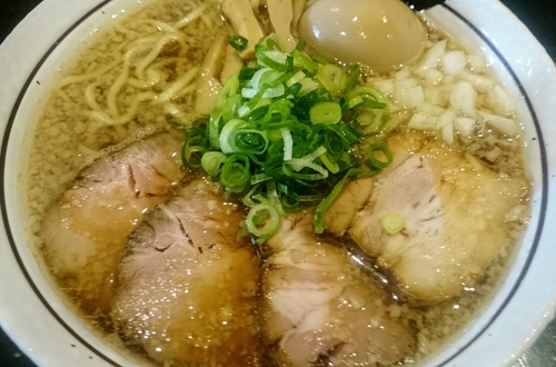 「特製煮干そば（中盛り無料）」@中華そば しながわの写真