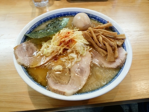 「塩ラーメン玉子  チャーシュー小」@自家製中華そば としおかの写真