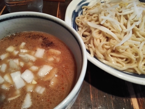 「つけめん　熱盛　大盛」@つけめん らーめん 荒海の写真