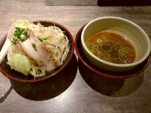 「温野菜つけ麺(中盛・250g)750円」@麺処 湊生の写真