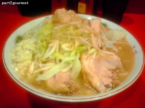 「小 (豚２枚) 「ニンニクアブラ」(700円)」@ラーメン二郎 札幌店の写真