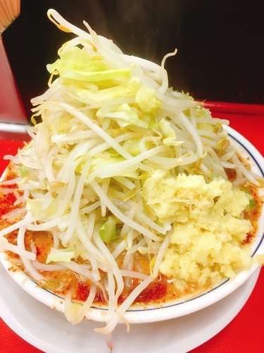 「味噌ラーメン100g野菜、生姜」@豚男 -BUTAMEN-の写真
