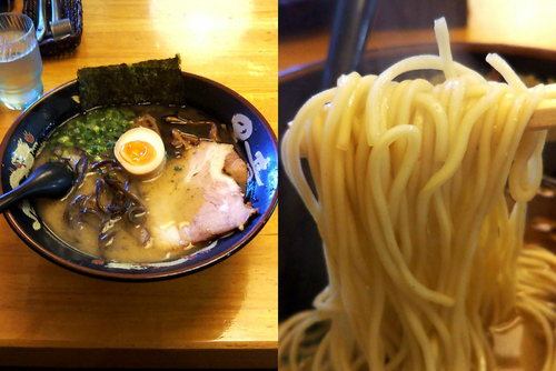 「黒竜とんこつラーメン￥５５０」@とんこつらーめん 黒竜の写真