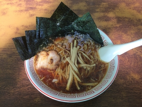「ラーメン　のりトッピング」@ラーメン 天一の写真