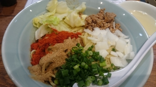 「しびれまぜそば大盛り(980円)」@麺家 千晃 新横浜店の写真