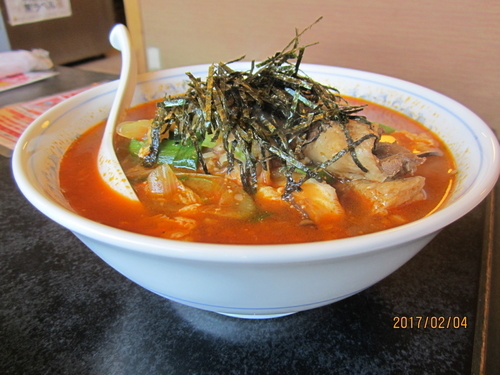 「カルビラーメン定食９５１円」@あおぞら 原町店の写真