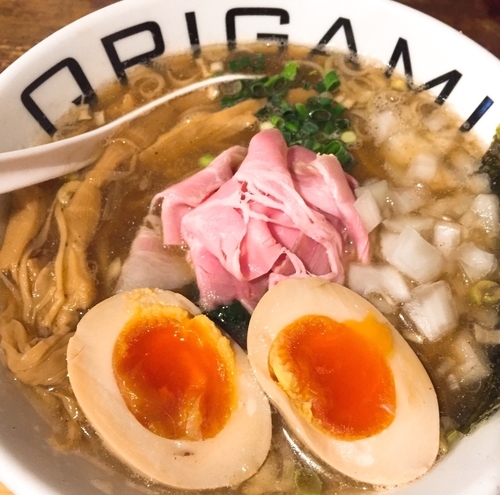 「醤油ラーメン」@麺屋 ORIGAMIの写真