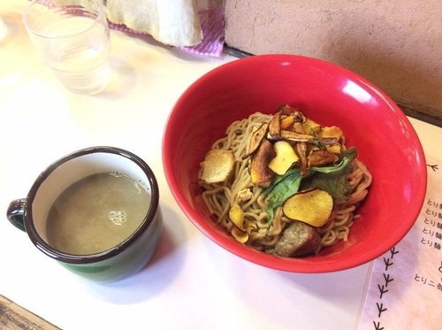「牛蒡のポテンシャル 大地のつけ麺」@とり麺や五色の写真