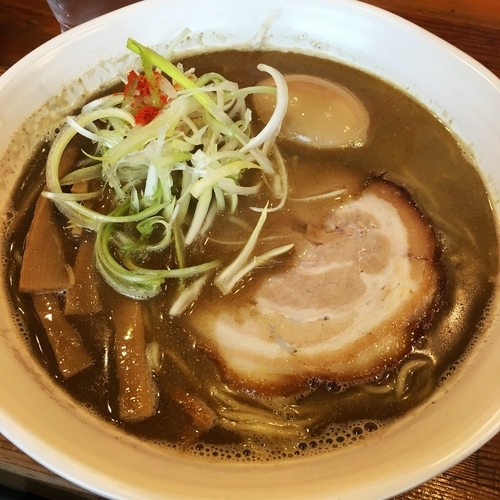 「氷見魚味らーめん+煮玉子」@らーめん 誠やの写真