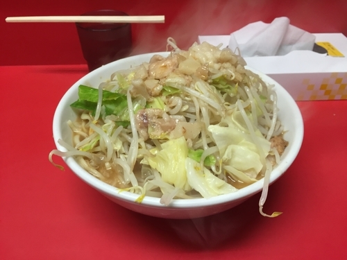 「小ラーメン 少なめ(アブラ)690円」@ラーメン二郎 仙台店の写真