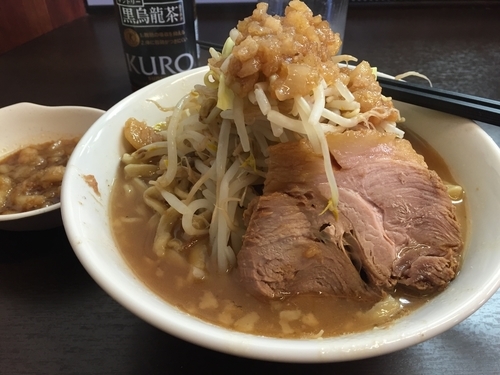 「ラーメン 少なめ(アブラ)730円」@ラーメンどでん 大宮店の写真