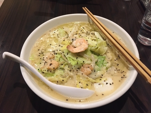 「【限定】ミルクシーフードヌードル+大盛　850円」@らーめん カッパハウスの写真