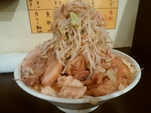 「大みそめんじろ880円＋豚増し200円」@めんじろの写真