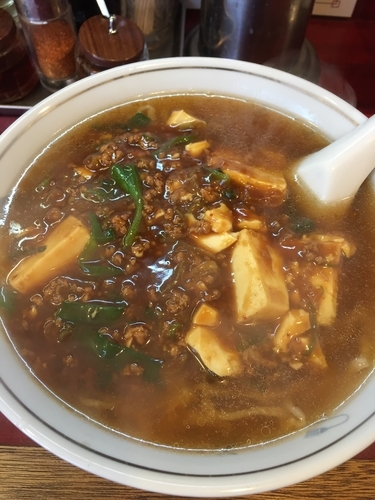 「マーボらーめん」@十八番の写真