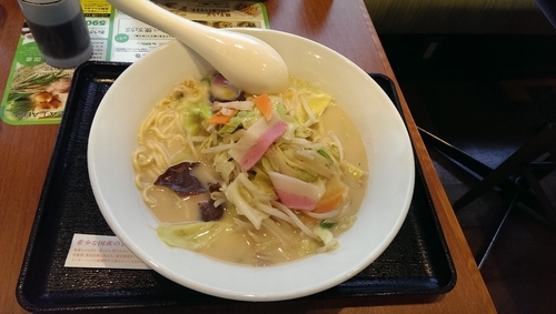 「長崎ちゃんぽん、麺２倍」@長崎ちゃんぽん リンガーハット 町田鶴川店の写真