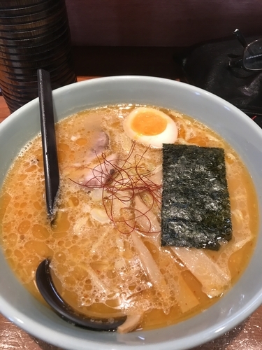 「海老味噌ラーメン」@らあめん美春 柏店の写真