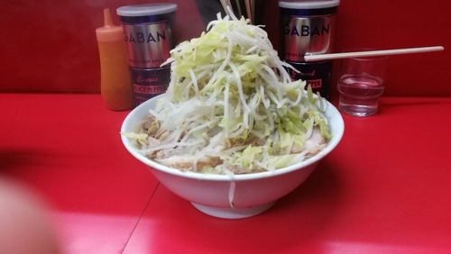 「小豚800円」@ラーメン二郎 松戸駅前店の写真