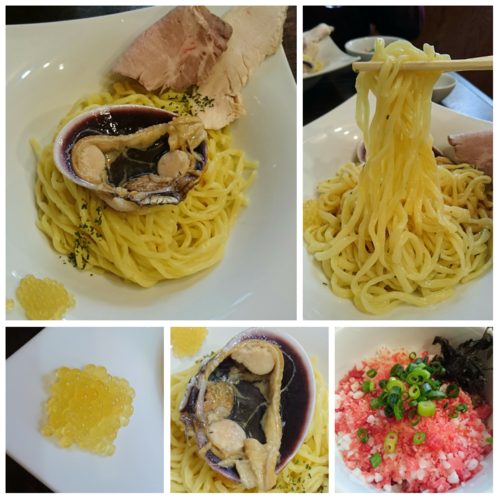 「【限定】大あさりの和えそば 他」@麺庵 小島流の写真